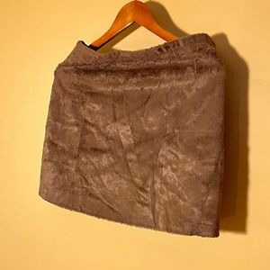 D&G FAUX FUR MINI SKIRT VINTAGE